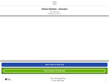 Tablet Screenshot of chenskitchenherndon.com